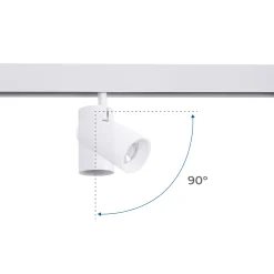 Foco LED para carril magnético RGB + CCT - 48V - 12W - Mi Light