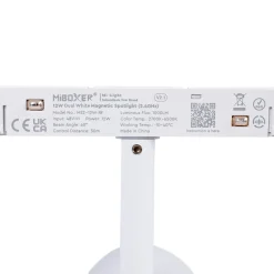 Foco LED para carril magnético RGB + CCT - 48V - 12W - Mi Light