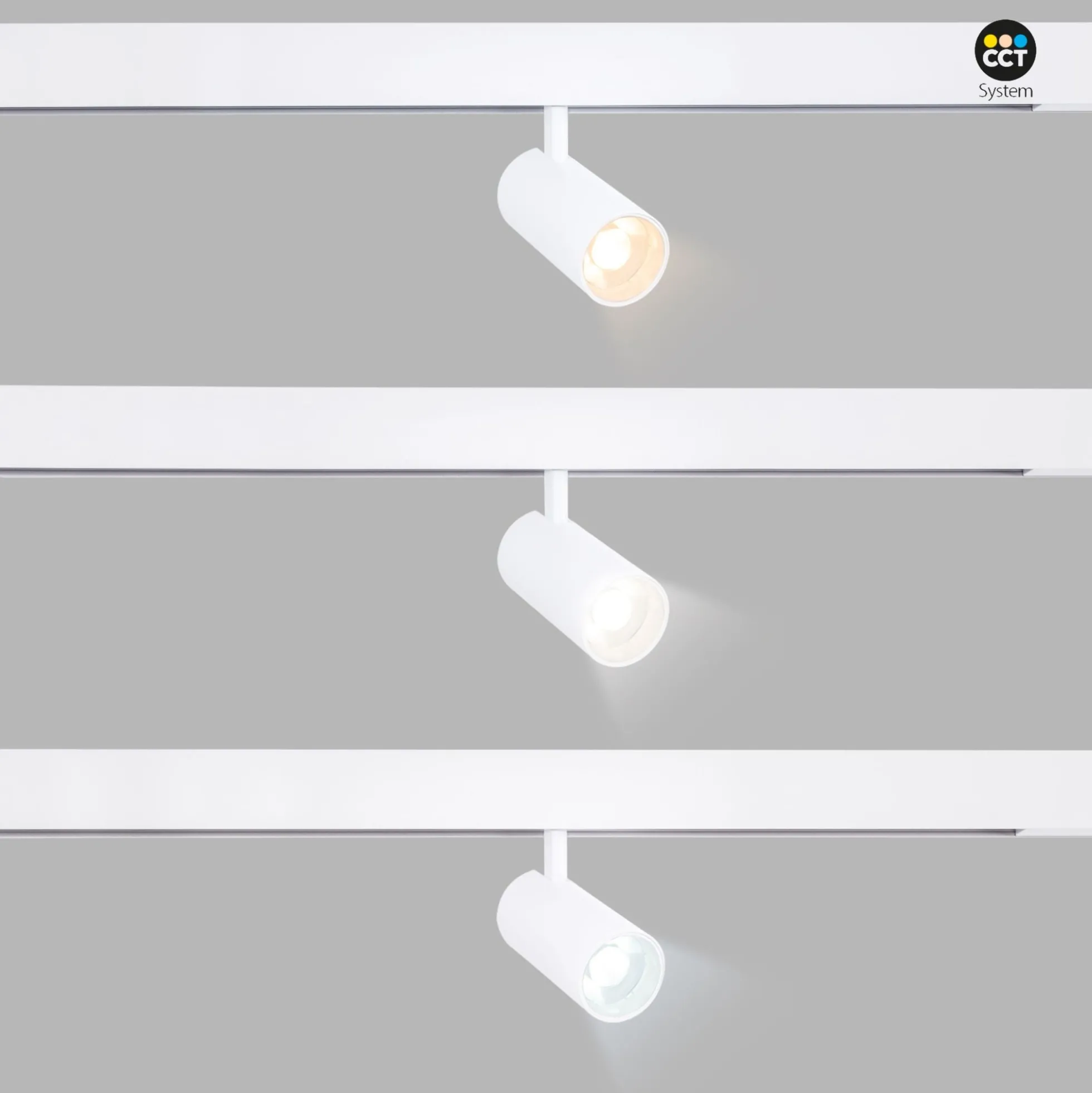 Foco LED para carril magnético RGB + CCT - 48V - 12W - Mi Light