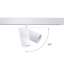 Foco LED para carril magnético RGB + CCT - 48V - 25W - Mi Light