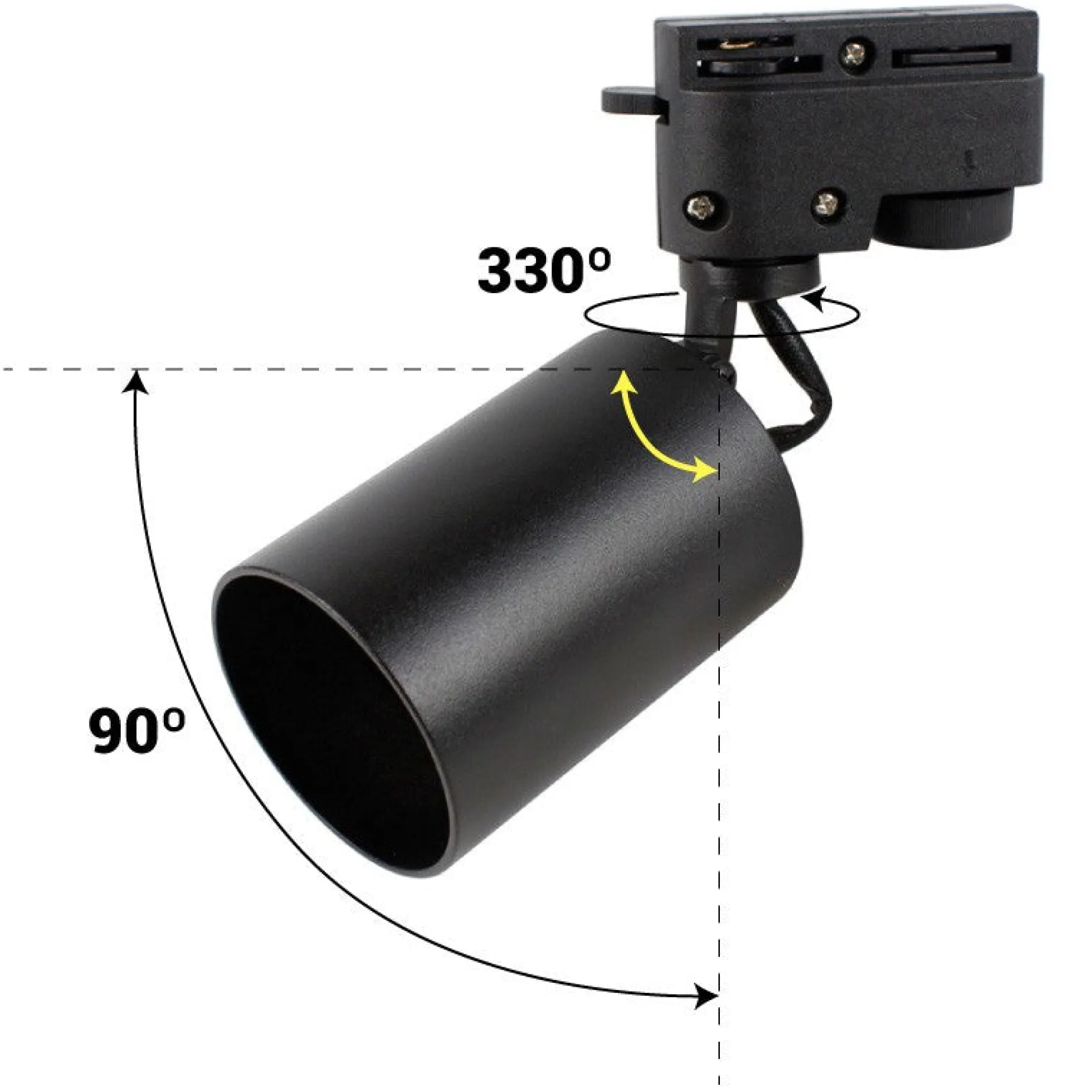Foco LED para Carril Monofásico Orientable GU10