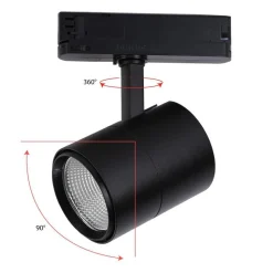 Foco LED para carril trifásico CCT 42W - CRI 95 - Driver Philips Xitanium integrado
