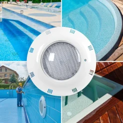 Foco LED sumergible para piscina - 12V AC - 24W - IP68 - Ø295mm