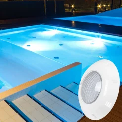 Foco LED sumergible para piscina - 12V AC - 24W - IP68 - Ø295mm