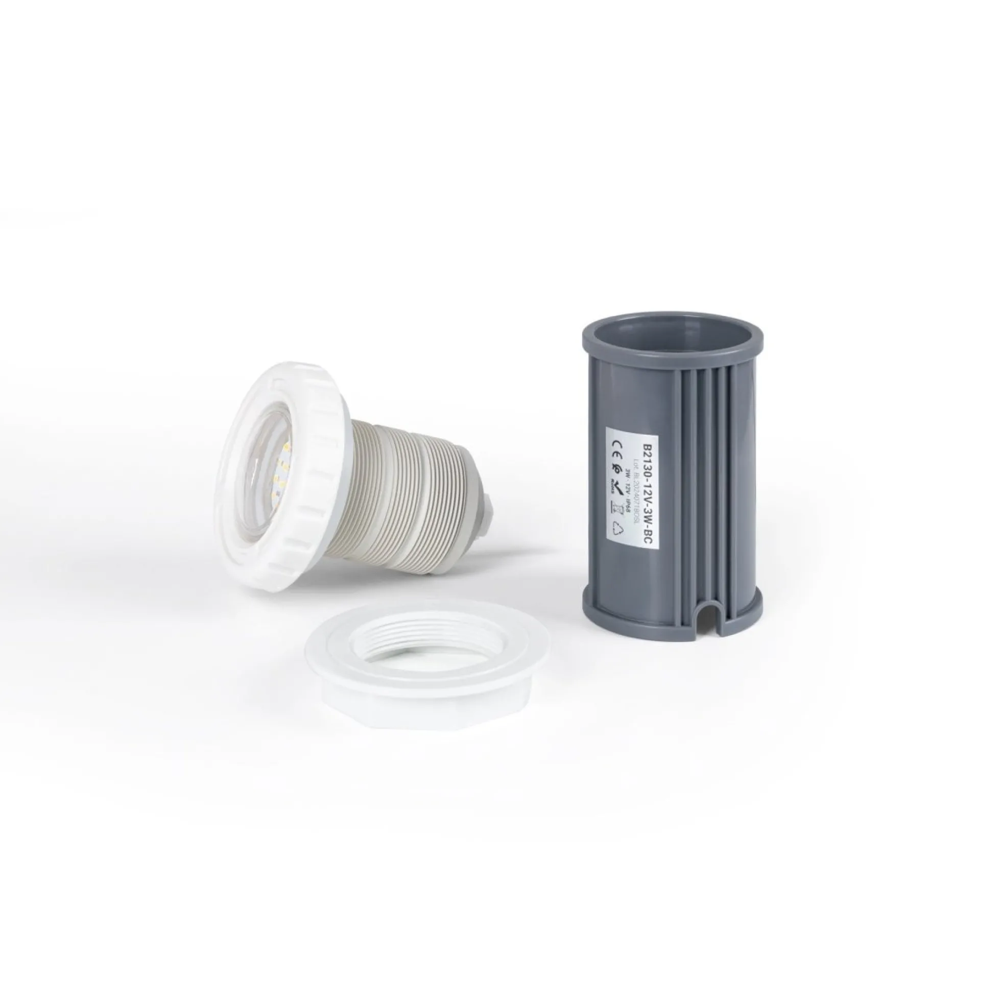 Foco LED sumergible para piscina - 12V AC - 3W - IP68 - Ø94mm