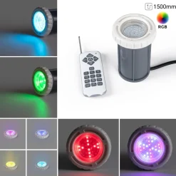 Foco LED sumergible para piscina - 12V AC - 3W - IP68 - Ø94mm