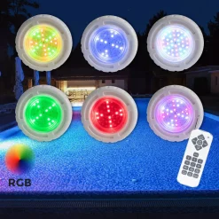 Foco LED sumergible para piscina - 12V AC - 3W - IP68 - Ø94mm