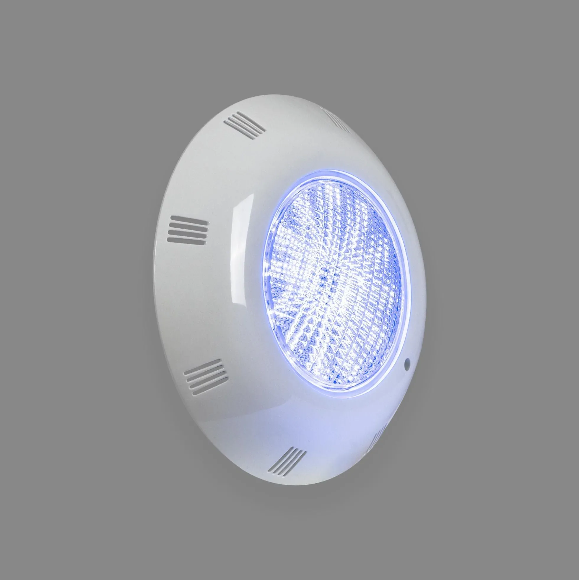 Foco LED sumergible para piscina de fibra - 12V AC - 24W - IP68 - Ø295mm