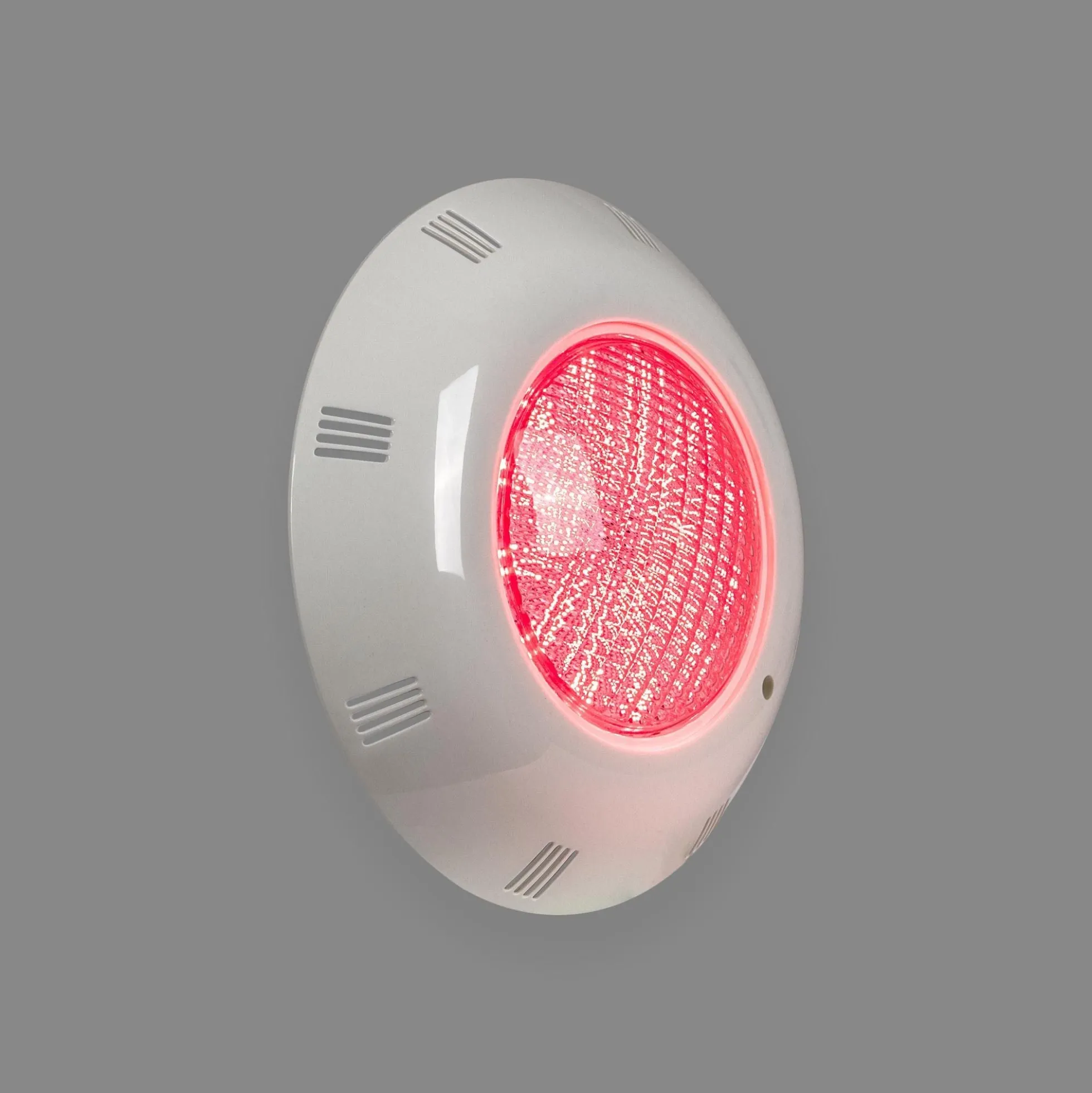 Foco LED sumergible para piscina de fibra - 12V AC - 24W - IP68 - Ø295mm
