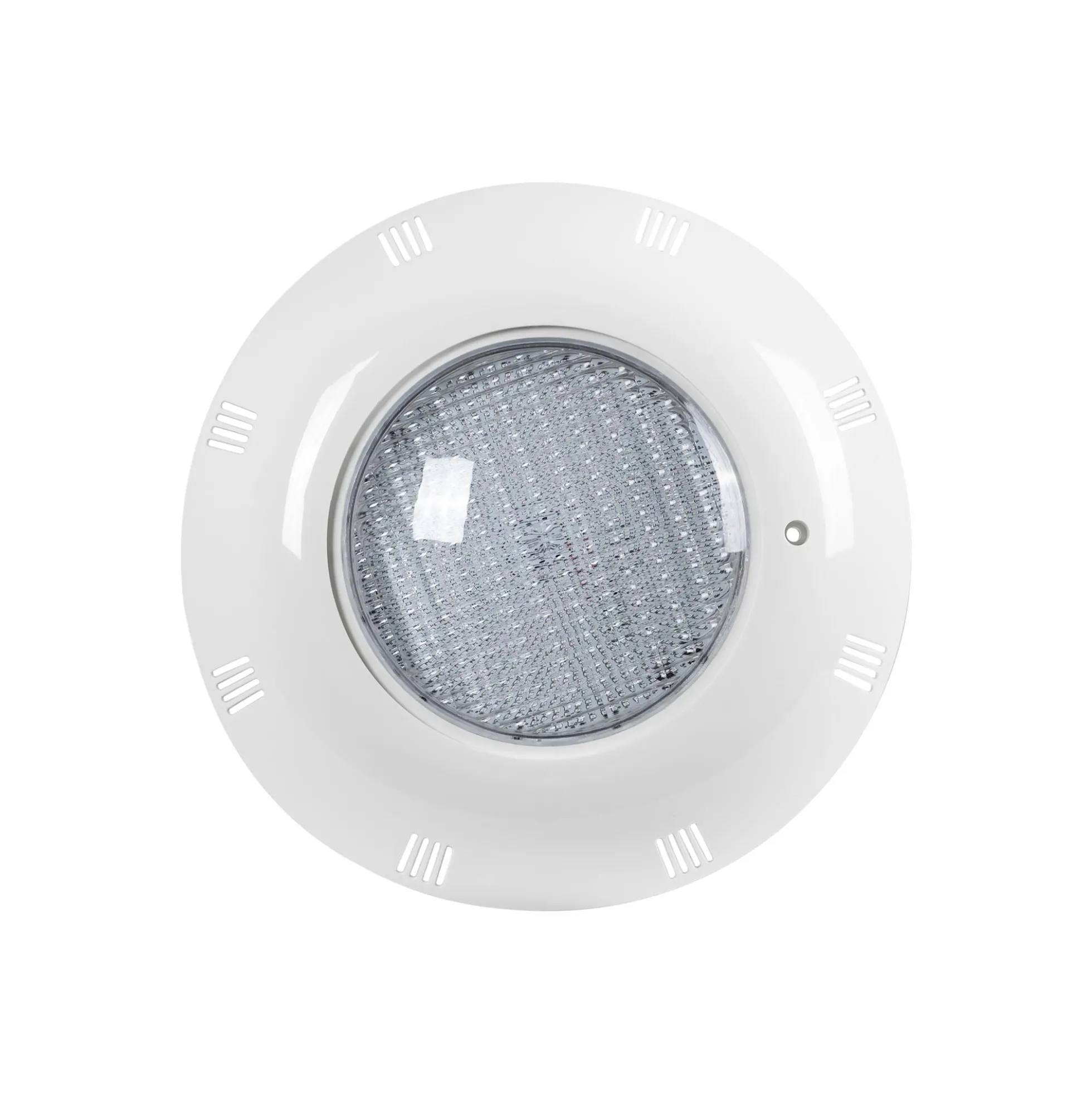 Foco LED sumergible para piscina de fibra - 12V AC - 24W - IP68 - Ø295mm