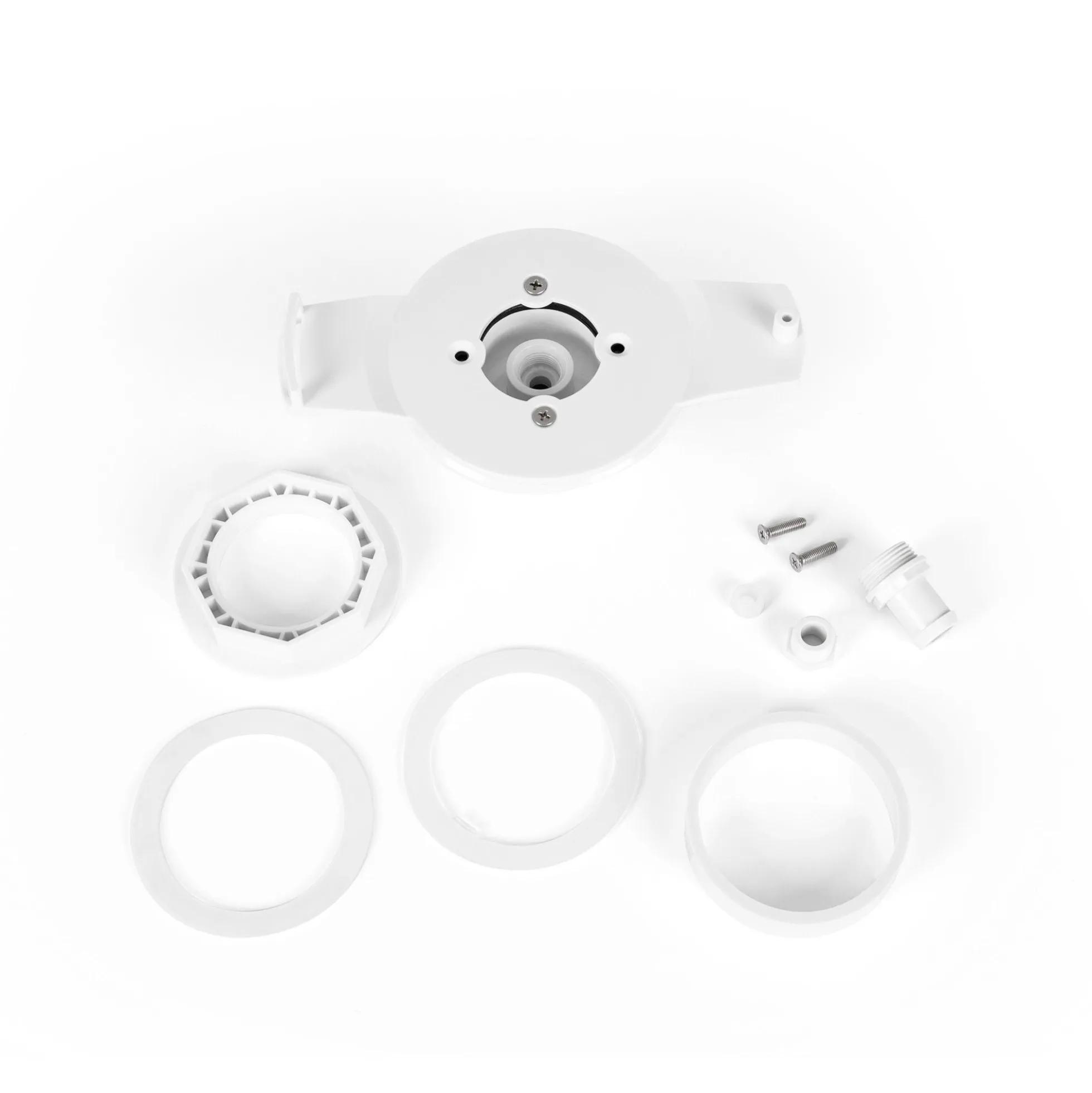 Foco LED sumergible para piscina de fibra - 12V AC - 24W - IP68 - Ø295mm