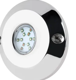 Foco LED sumergible RGB para embarcaciones 12V - 60W - Empotrable en tapón de drenaje