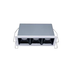 Foco lineal LED empotrable triple 6W - UGR18 - CRI90 - Chip OSRAM