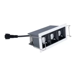 Foco lineal LED empotrable triple 6W - UGR18 - CRI90 - Chip OSRAM