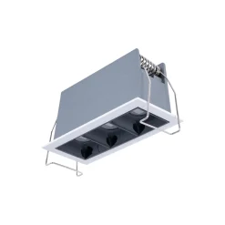 Foco lineal LED empotrable triple 6W - UGR18 - CRI90 - Chip OSRAM
