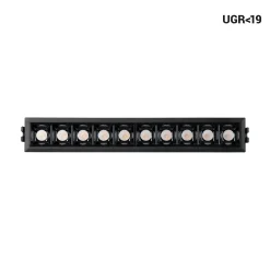 Foco lineal LED empotrable 14W - CCT - UGR18 - CRI90 - IP20