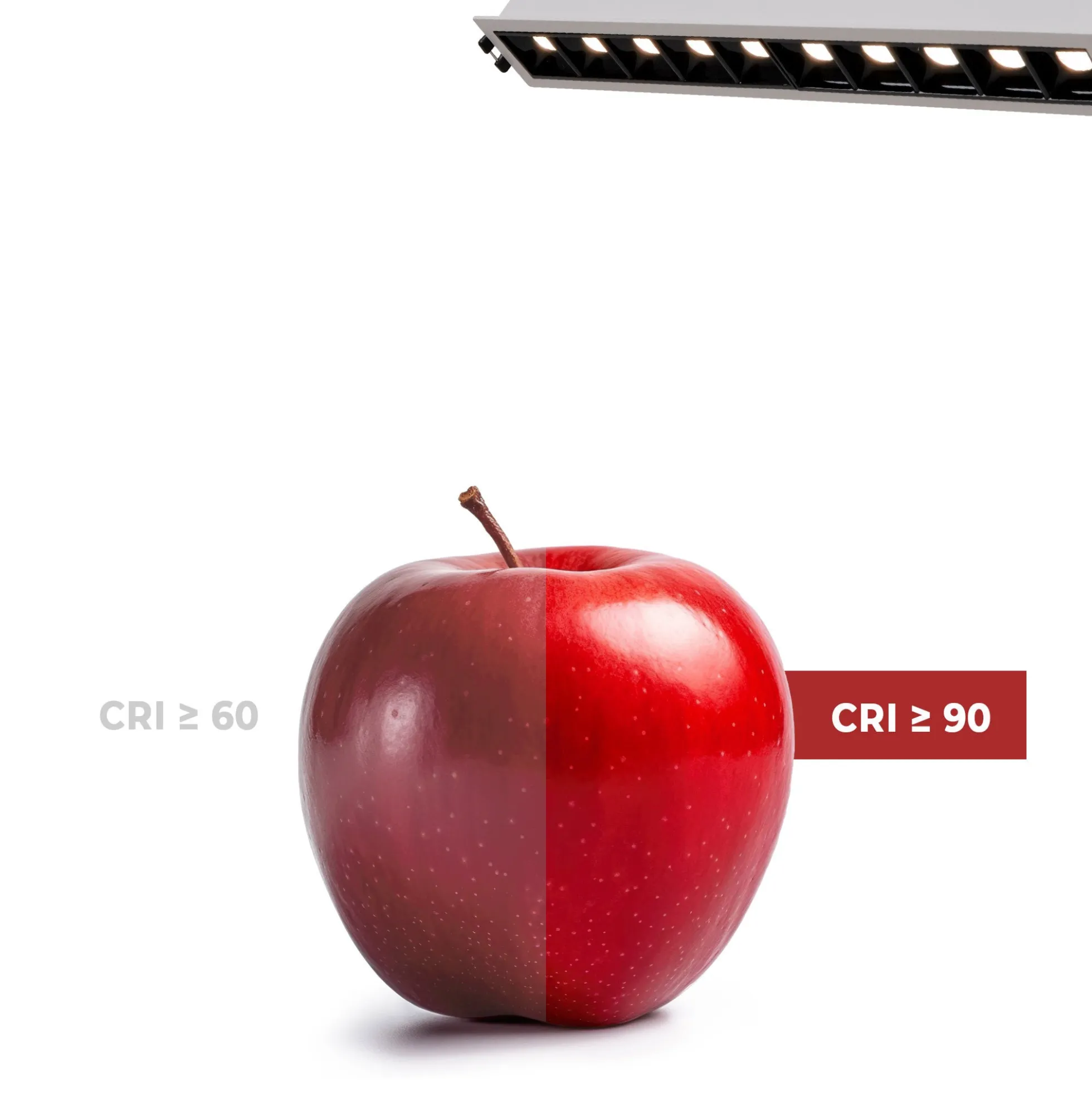 Foco lineal LED empotrable 14W - CCT - UGR18 - CRI90 - IP20