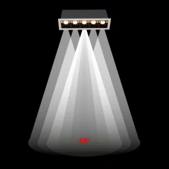 Foco lineal LED empotrable 10W - Chip OSRAM - UGR18 - CRI90