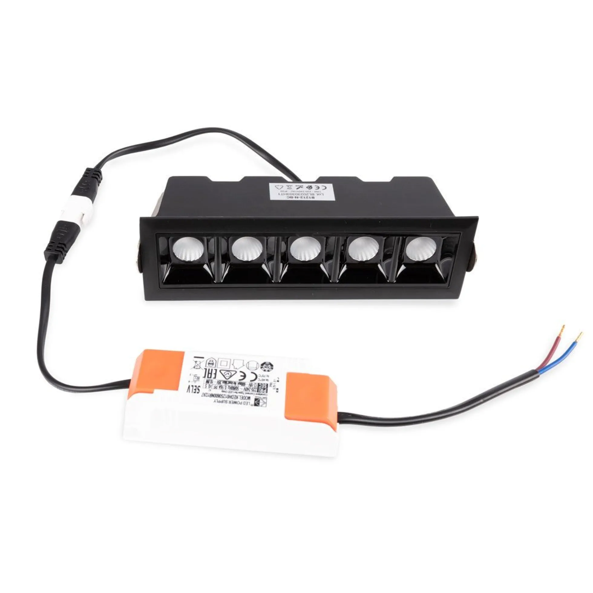 Foco lineal LED empotrable 10W - Chip OSRAM - UGR18 - CRI90