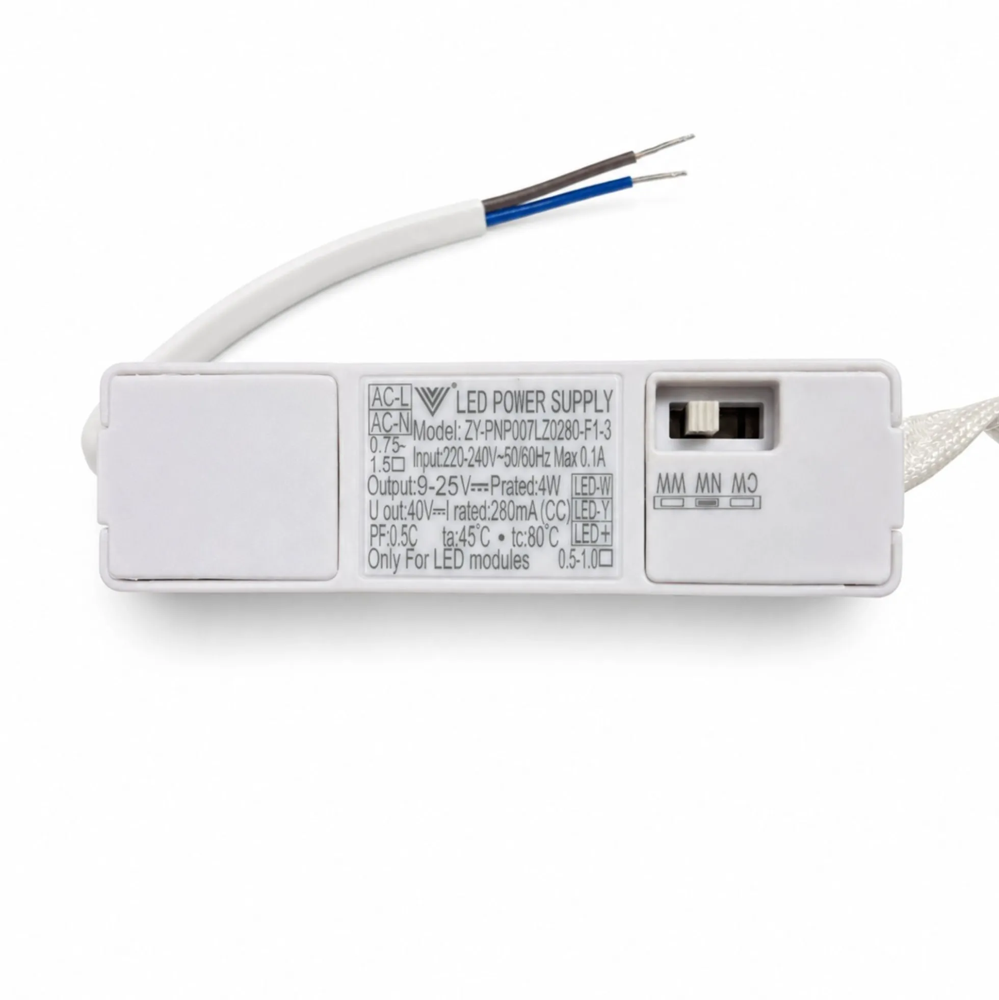 Foco lineal LED empotrable 4W - CCT - UGR18 - CRI90 - IP20