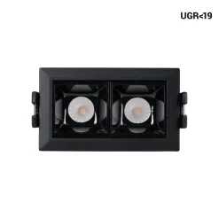 Foco lineal LED empotrable 4W - CCT - UGR18 - CRI90 - IP20