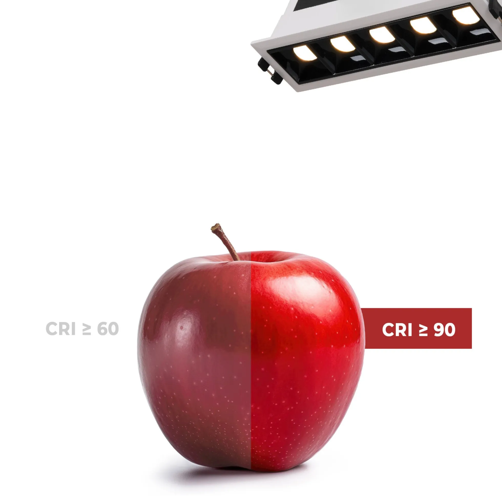 Foco lineal LED empotrable 7W - CCT - UGR18 - CRI90 - IP20