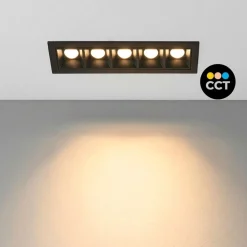 Foco lineal LED empotrable 7W - CCT - UGR18 - CRI90 - IP20