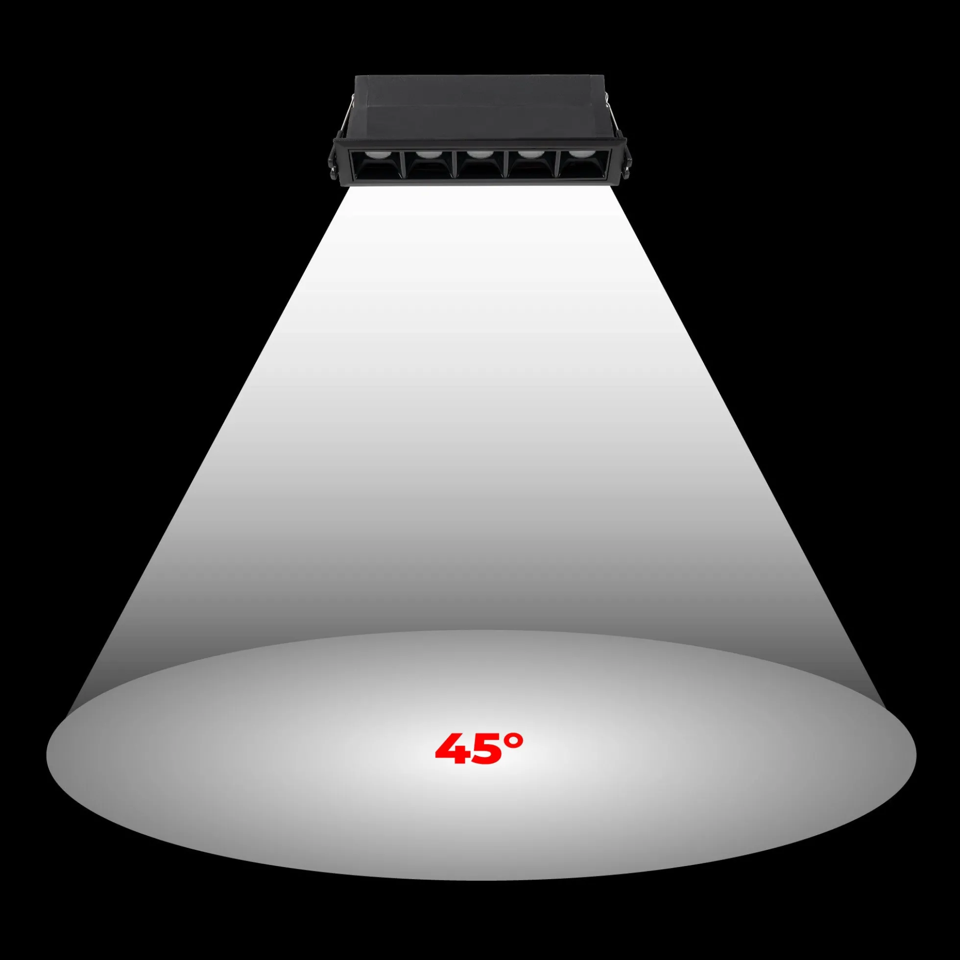 Foco lineal LED empotrable 7W - CCT - UGR18 - CRI90 - IP20