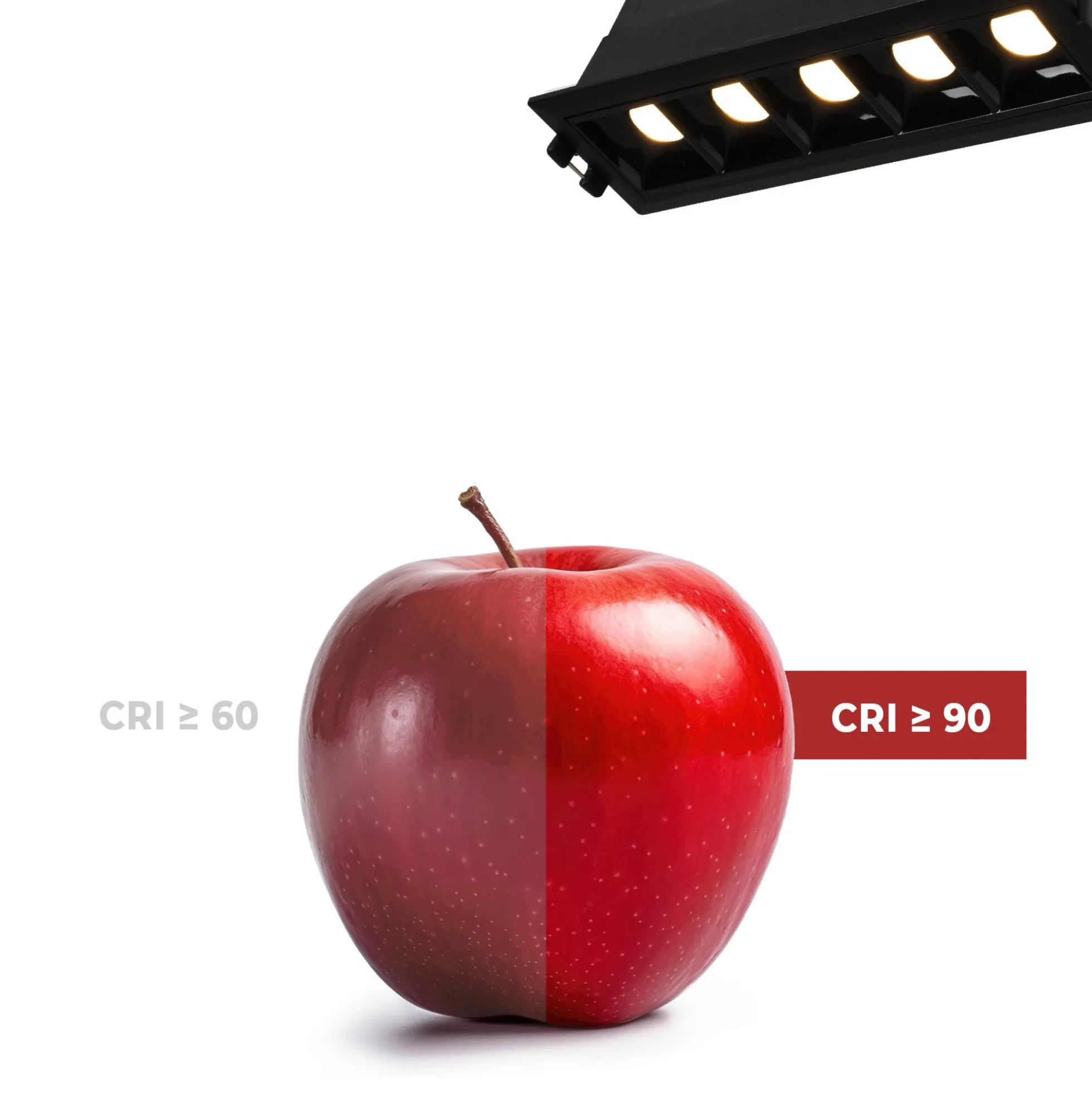 Foco lineal LED empotrable 7W - CCT - UGR18 - CRI90 - IP20
