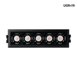 Foco lineal LED empotrable 7W - CCT - UGR18 - CRI90 - IP20