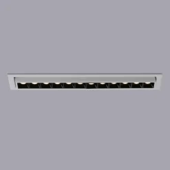 Foco lineal LED empotrable 20W - Orientable - UGR18 - CRI90 - Chip OSRAM - 2800K