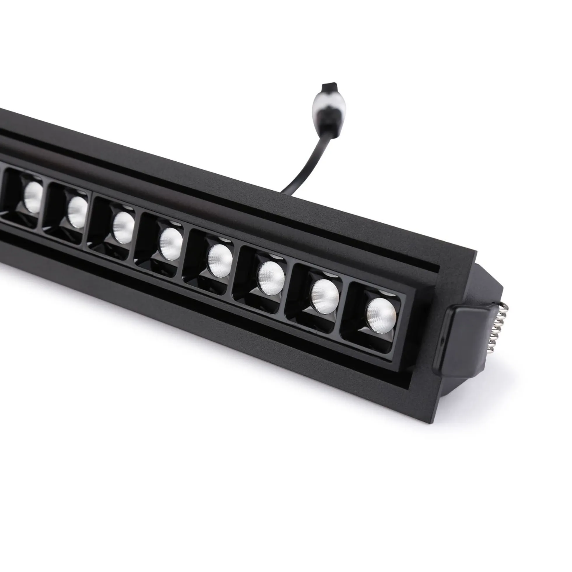 Foco lineal LED empotrable 20W - Orientable - UGR18 - CRI90 - Chip OSRAM - 2800K