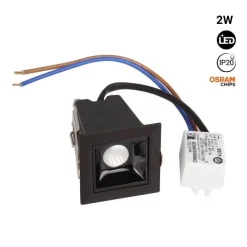Foco lineal LED empotrable 2W - UGR18 - CRI90 - Chip OSRAM