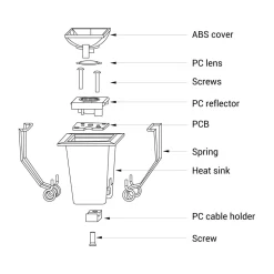 Foco lineal LED empotrable 2W - UGR18 - CRI90 - Chip OSRAM