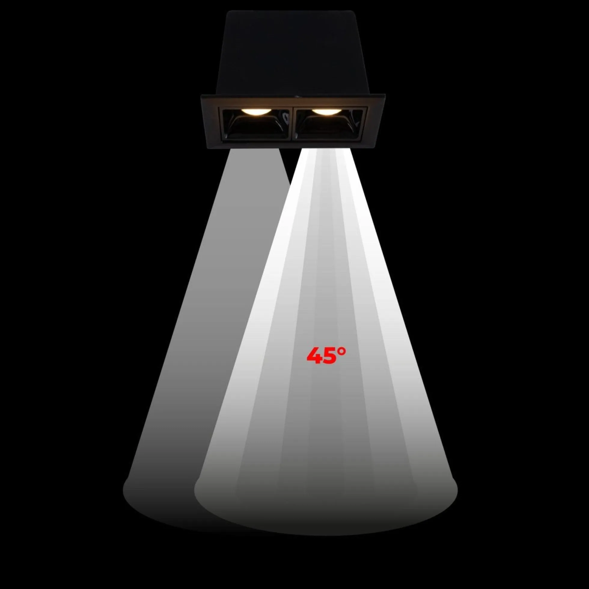 Foco lineal LED empotrable 4W - UGR18 - CRI90 - Chip OSRAM