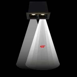 Foco lineal LED empotrable 4W - UGR18 - CRI90 - Chip OSRAM