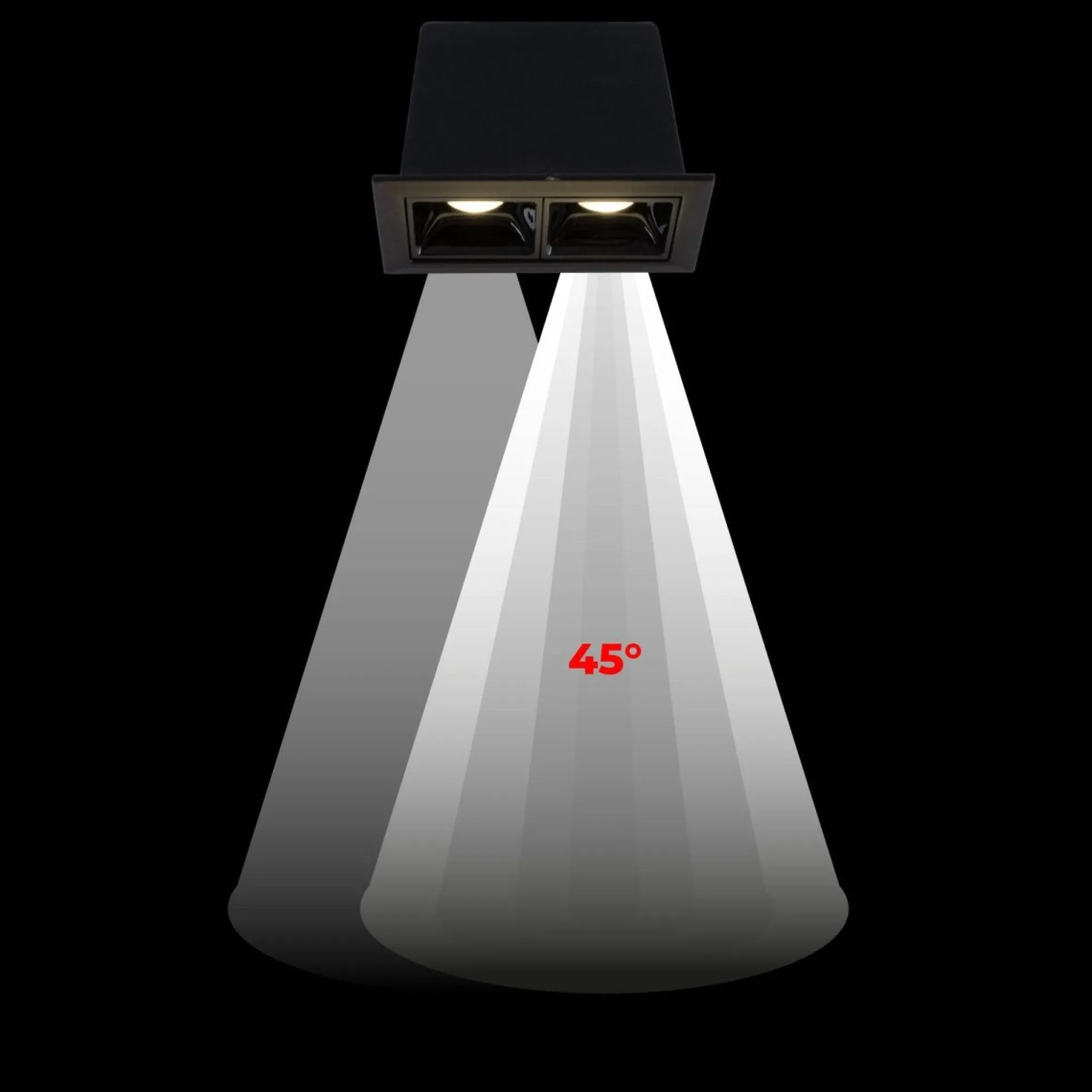 Foco lineal LED empotrable 4W - UGR18 - CRI90 - Chip OSRAM