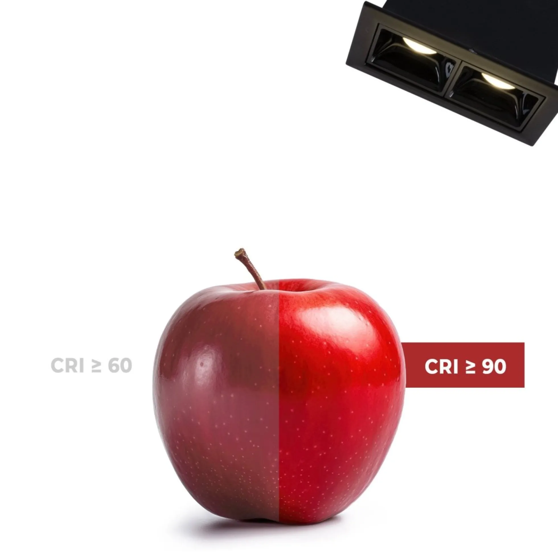Foco lineal LED empotrable 4W - UGR18 - CRI90 - Chip OSRAM