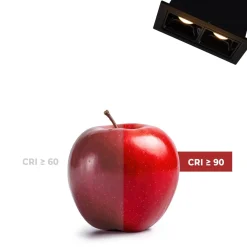 Foco lineal LED empotrable 4W - UGR18 - CRI90 - Chip OSRAM