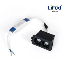 Foco lineal LED empotrable 4W - UGR18 - CRI90 - Driver LIFUD