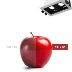 Foco lineal LED empotrable 4W - UGR18 - CRI90 - Driver LIFUD