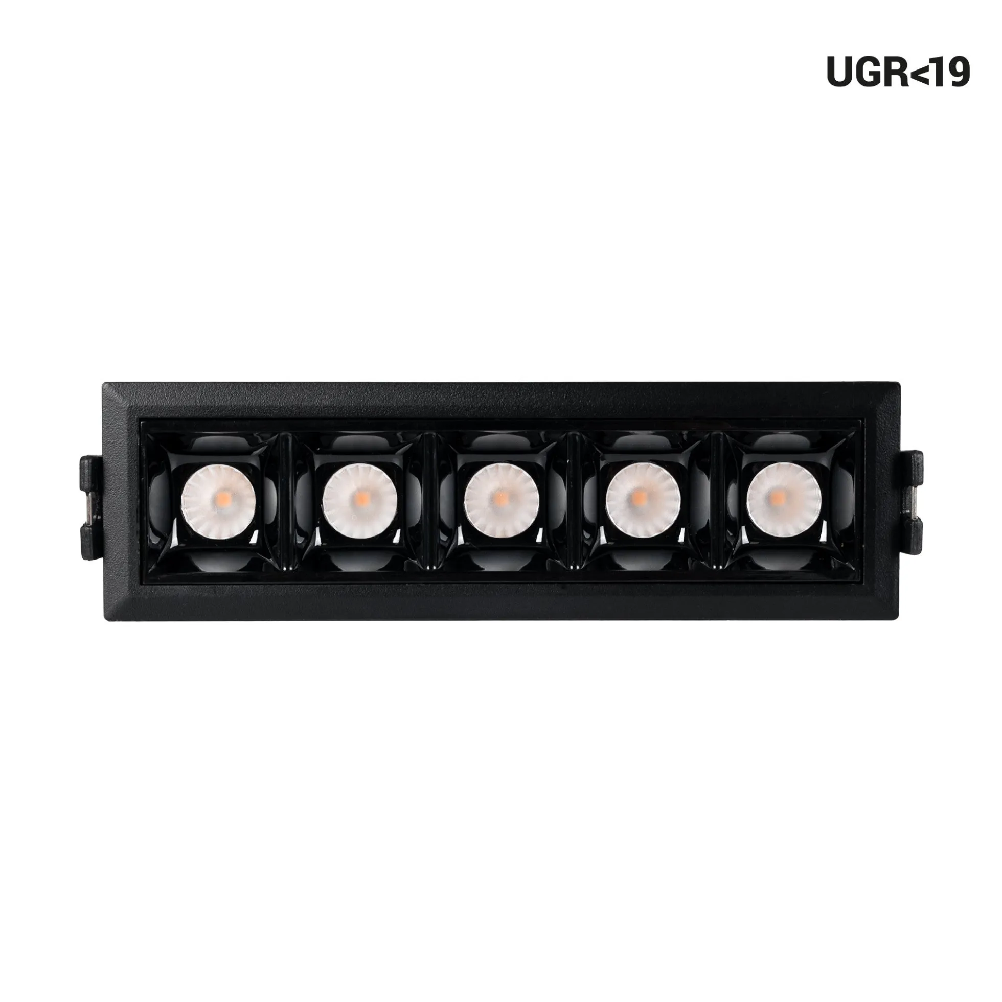 Foco lineal LED empotrable 7W - UGR18 - CRI90 - Driver LIFUD