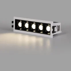 Foco lineal LED empotrable 7W - UGR18 - CRI90 - Driver LIFUD