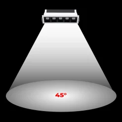 Foco lineal LED empotrable 7W - UGR18 - CRI90 - Driver LIFUD