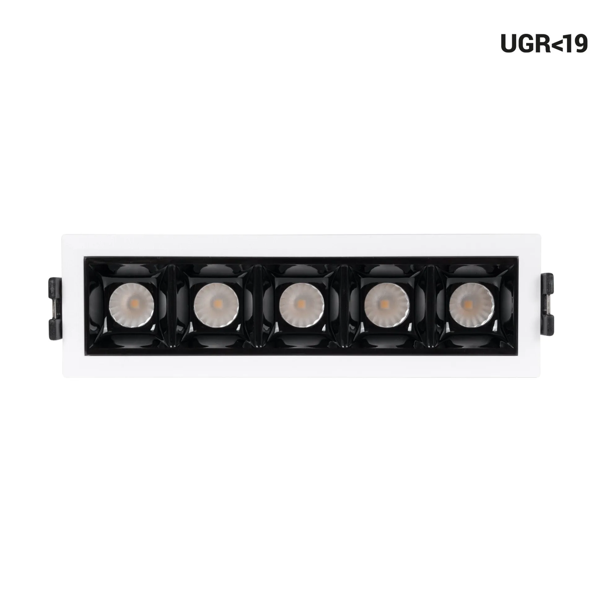 Foco lineal LED empotrable 7W - UGR18 - CRI90 - Driver LIFUD