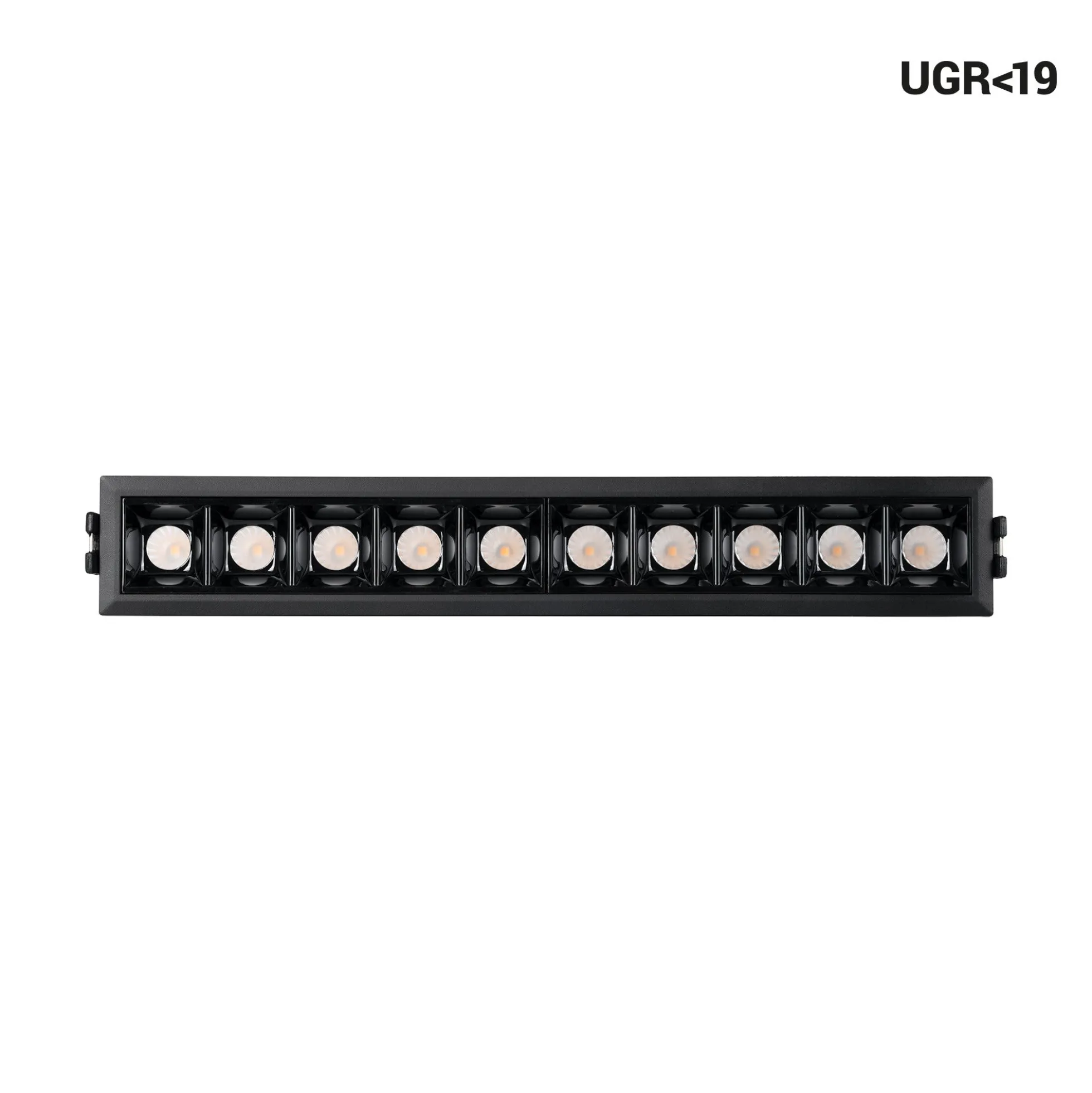 Foco lineal LED empotrable 14W - UGR18 - CRI90 - Driver LIFUD