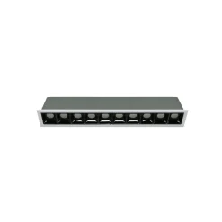 Foco lineal LED empotrable 20W - UGR18 - CRI90 - Chip OSRAM