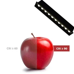Foco lineal LED empotrable 20W - UGR18 - CRI90 - Chip OSRAM