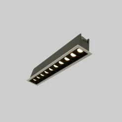 Foco lineal LED empotrable 20W - UGR18 - CRI90 - Chip OSRAM