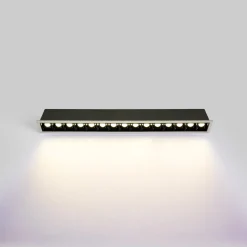 Foco lineal LED empotrable 30W - UGR18 - CRI90 - Chip OSRAM